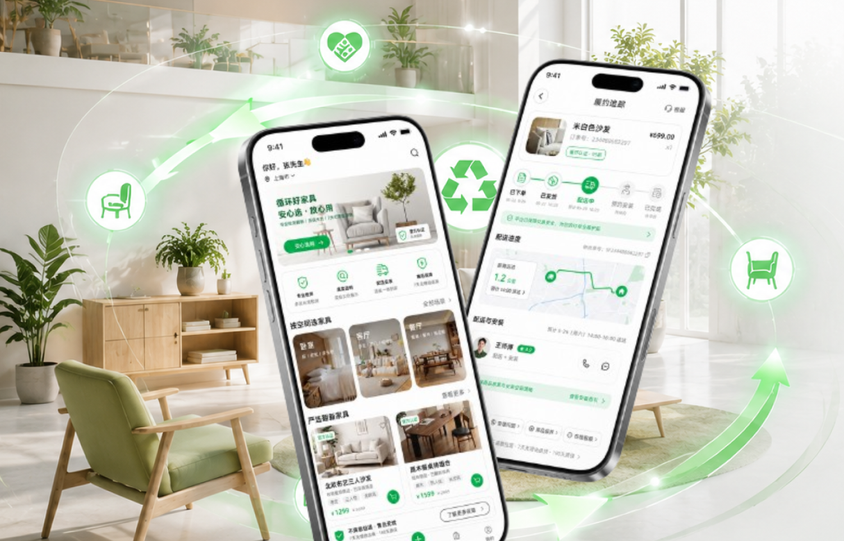 二手家具循环流通用户端服务系统封面
